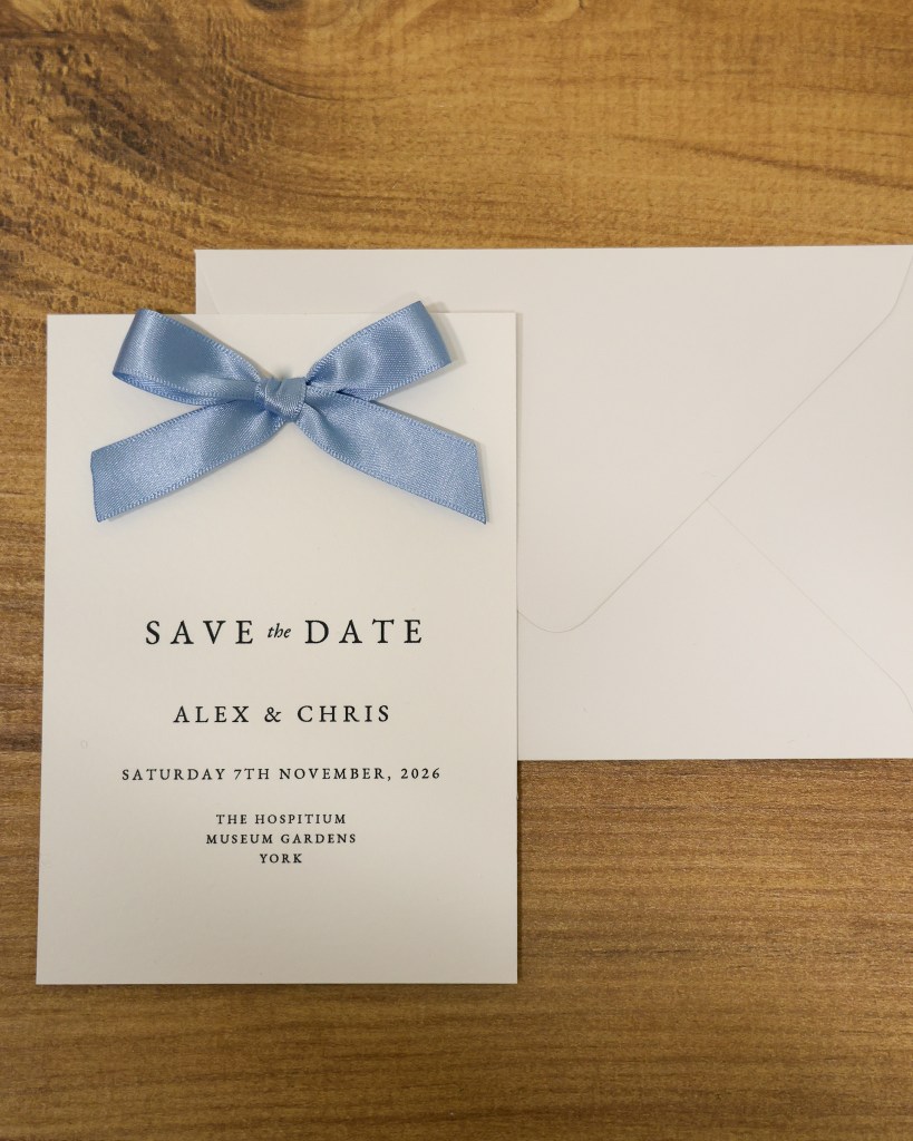 Save the Date with Ribbon